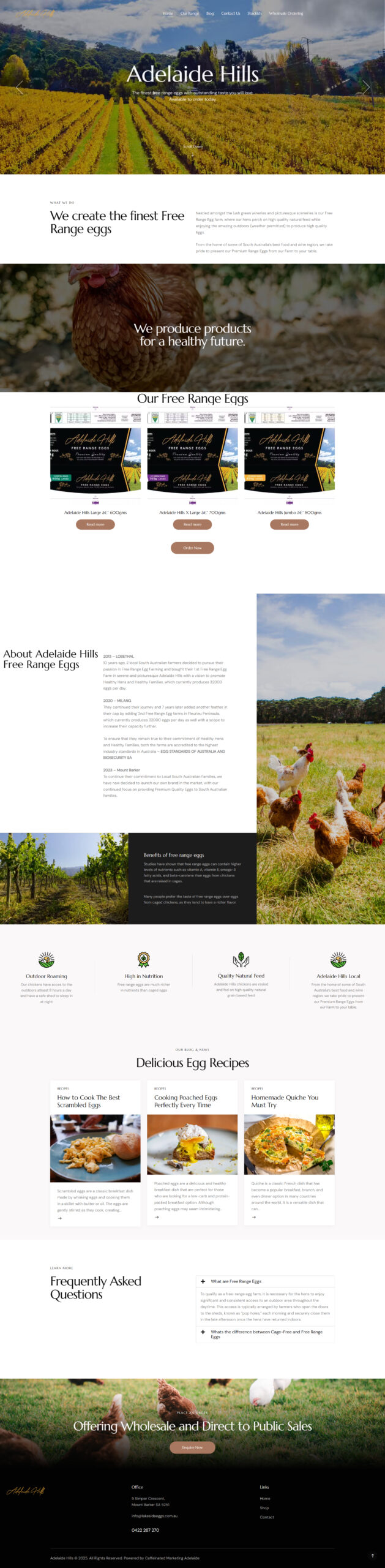 Adelaide Hills Free Range Eggs