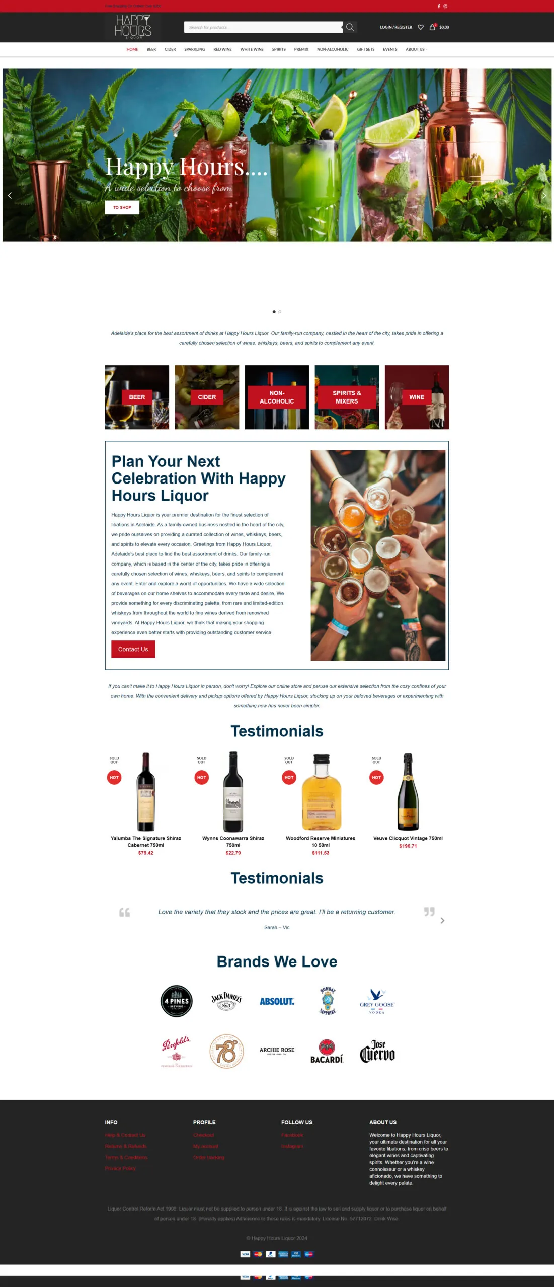 Happy Hours Liquor